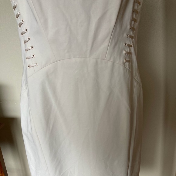 LAFAYETTE 148 NY 2 CREAM DRESS COTTON ELASTANE - Picture 7 of 14